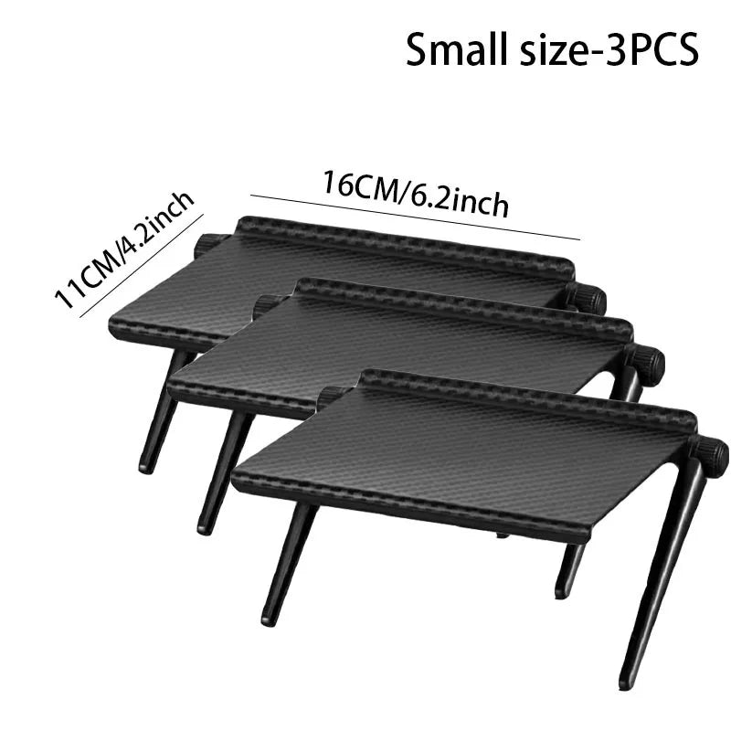 Adjustable TV Screen Top Shelf | Foldable Monitor Storage Rack – Smart Home Organizer