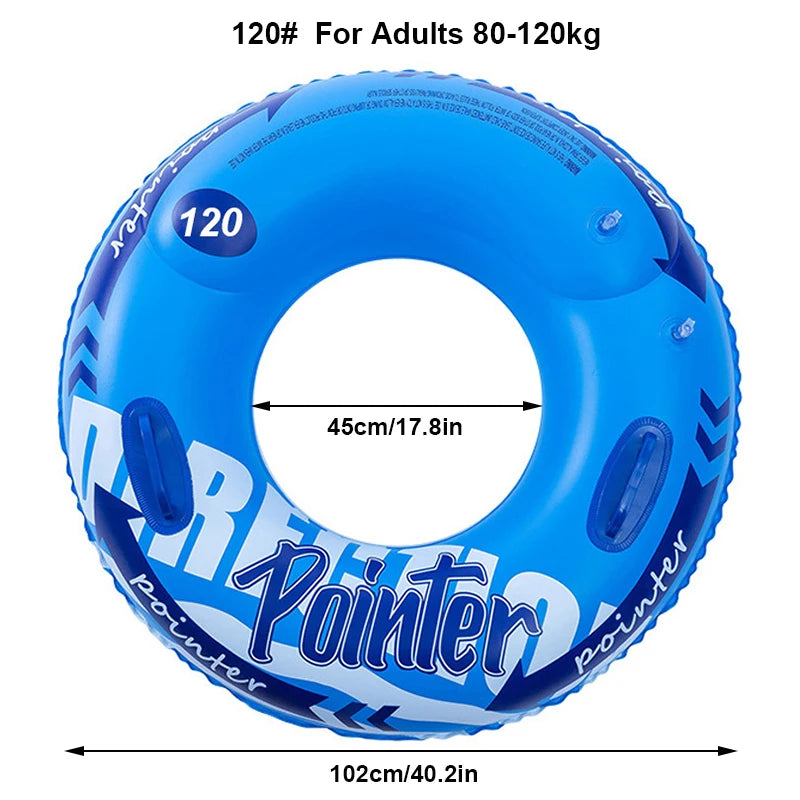 Thickened Inflatable Swim Ring Pool Float  Swim Accessory Adults Swim Tube For Water Sports Swimming Circle Swim Float ﻿ ﻿ ﻿