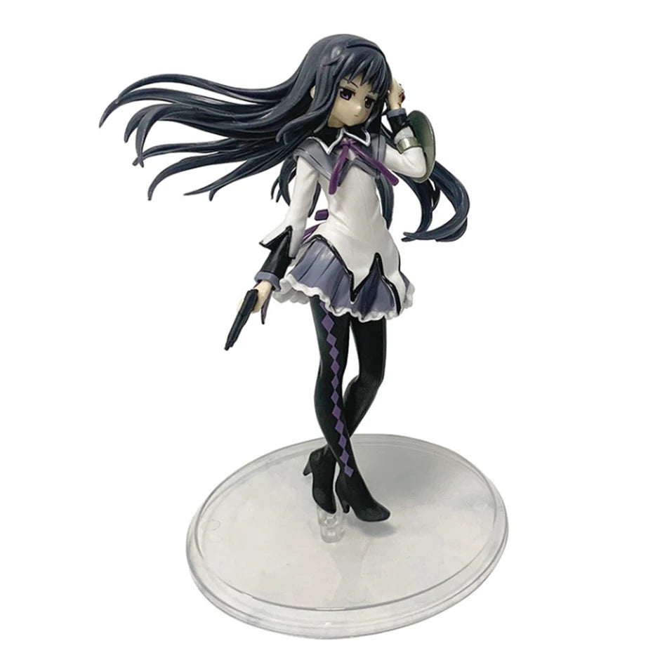17cm Anime Madoka Magica figure Akemi Homura PVC Model Birthday Present Ornaments Collectible Toys children birthday gift