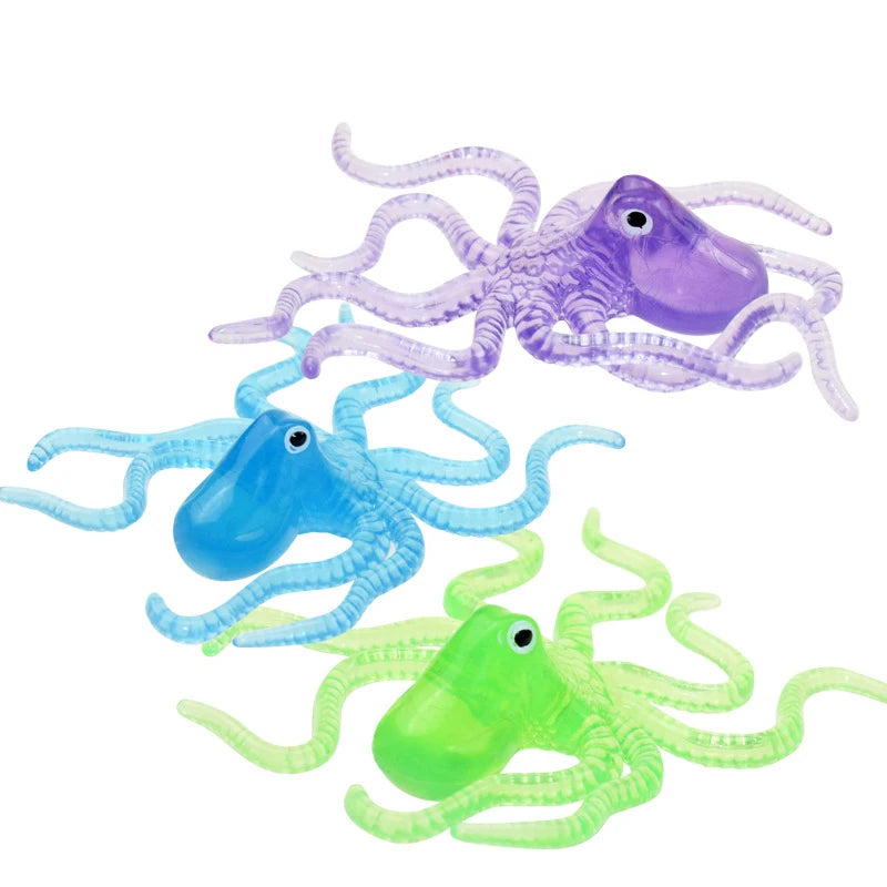 Summer Children Swimming Octopus Pool Diving Toys Water Sports Water Play Toys Diving Stick Gem Set Underwater Grabbing Toys DDJ