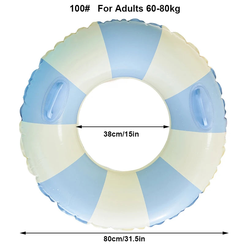 Inflatable Pool Float Adults Swim Tube Swim Accessory Swimming Ring For Summer Water Sports Swimming Circle Swim Float ﻿ ﻿