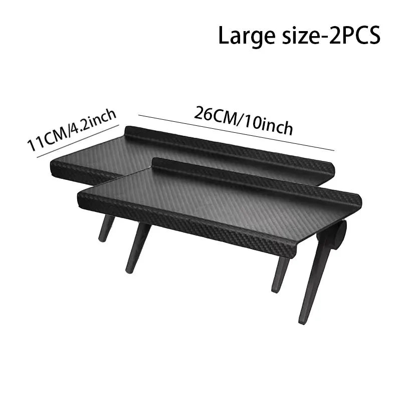 Adjustable TV Screen Top Shelf | Foldable Monitor Storage Rack – Smart Home Organizer