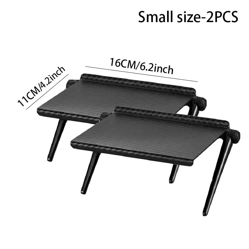 Adjustable TV Screen Top Shelf | Foldable Monitor Storage Rack – Smart Home Organizer