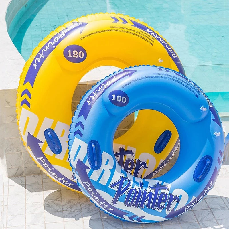 Thickened Inflatable Swim Ring Pool Float  Swim Accessory Adults Swim Tube For Water Sports Swimming Circle Swim Float ﻿ ﻿ ﻿