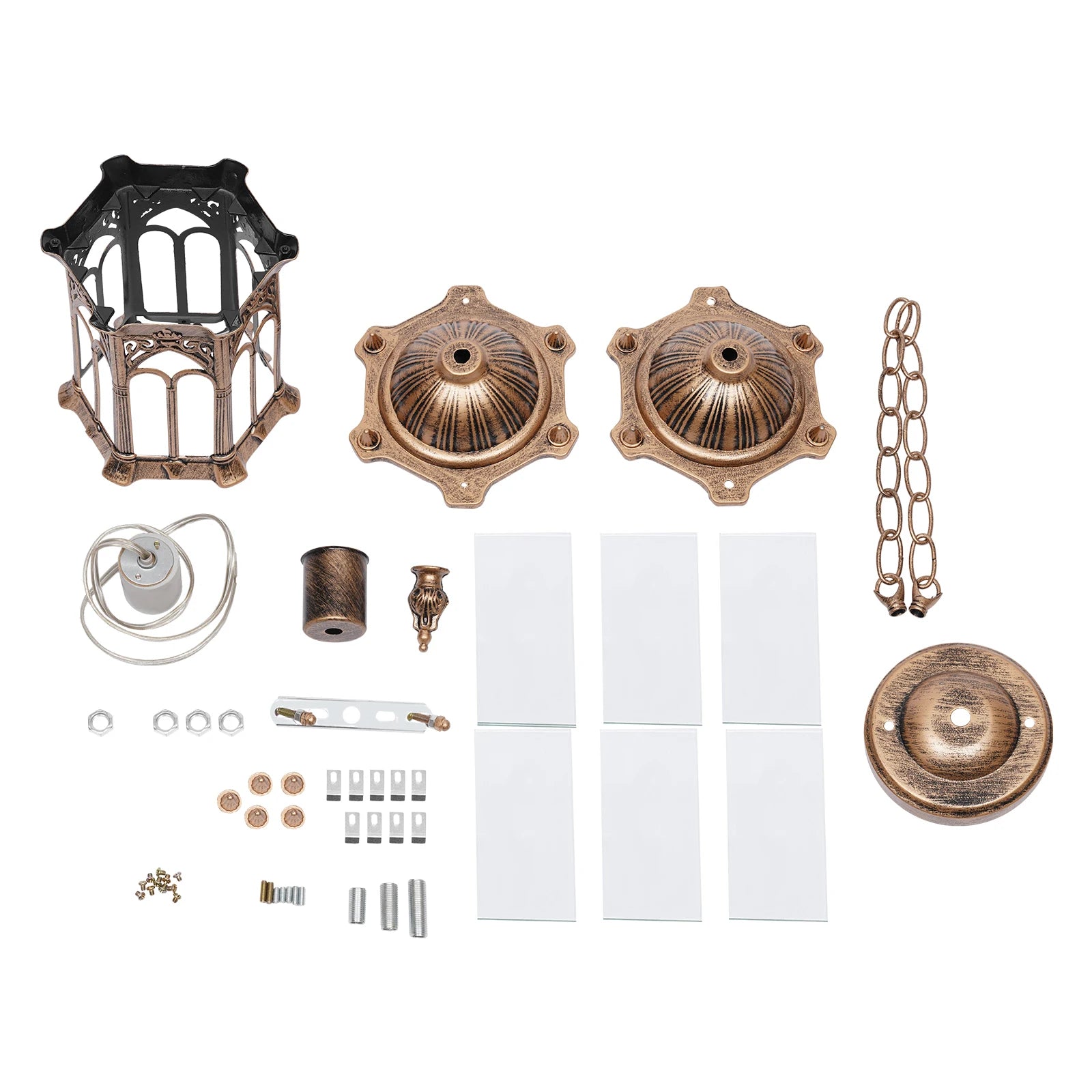 Vintage Industrial Metal Pendant Light European Style Hanging Led Lamp for Garden Balcony Outdoors Decor, IP44, 220V