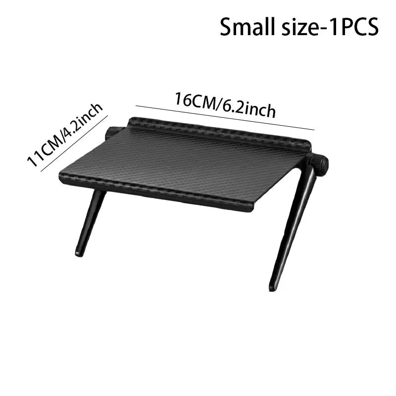 Adjustable TV Screen Top Shelf | Foldable Monitor Storage Rack – Smart Home Organizer