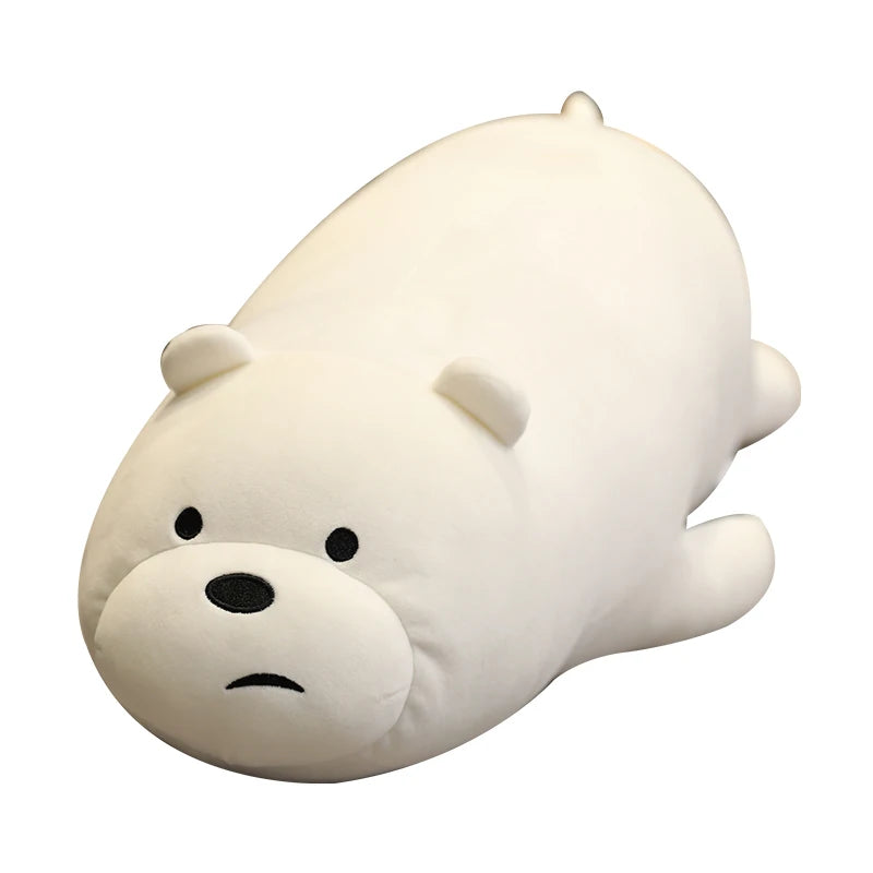 The Bare Bear Plush Toy Polar Bear Stuffed Animals Grizzly Panda Ice Bear Plush Panda Doll Pillow We Bare Bear Stuffed Xmas Gift