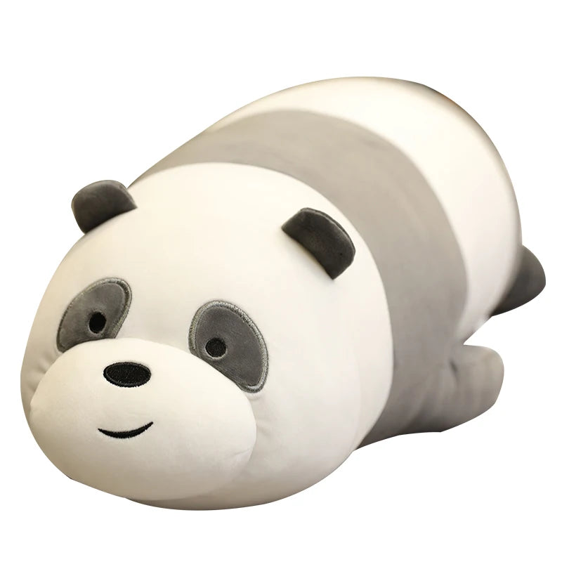 The Bare Bear Plush Toy Polar Bear Stuffed Animals Grizzly Panda Ice Bear Plush Panda Doll Pillow We Bare Bear Stuffed Xmas Gift