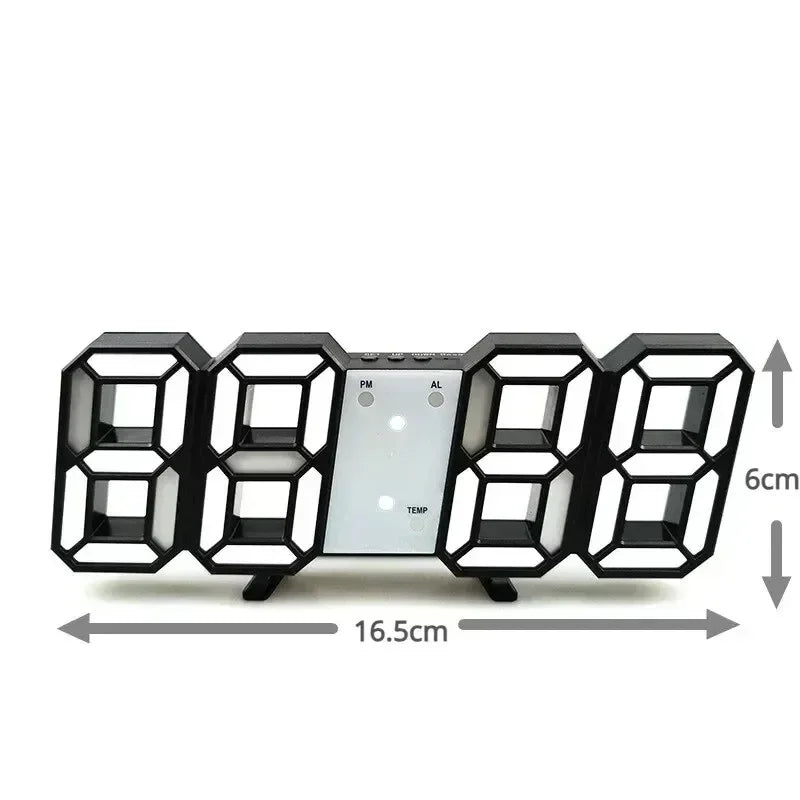 Digital Decoration for Bedroom Desk Watches Led Wall Clock Living Room Alarm Modern Home and Decoration Electronic Table Decor