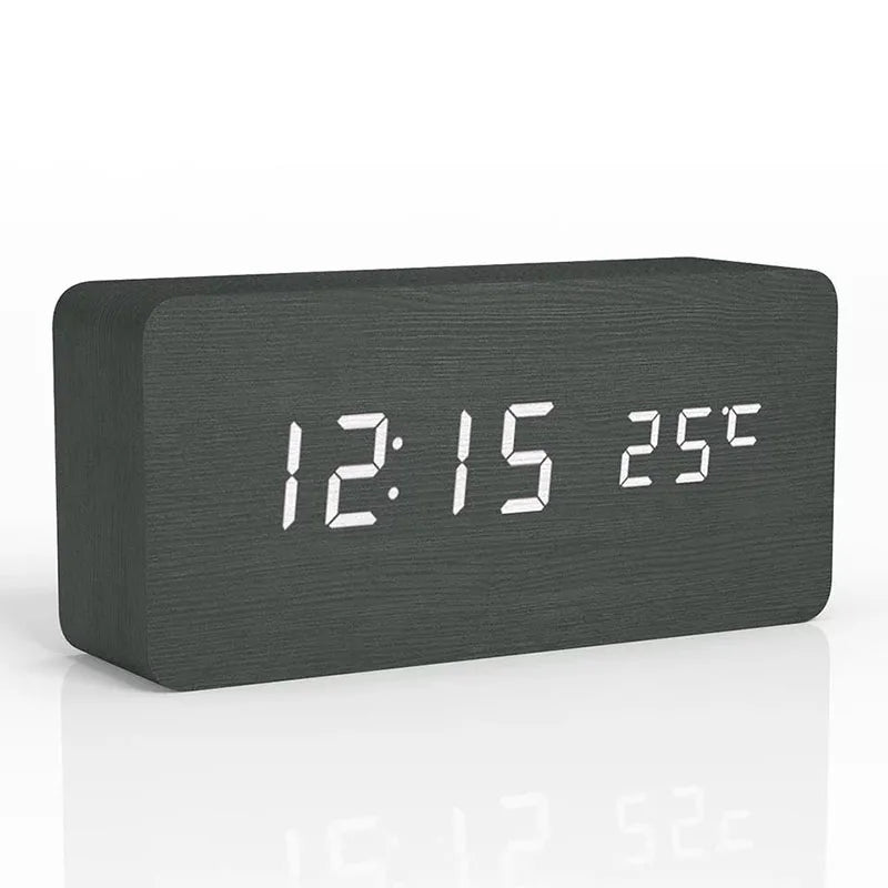 Smart Wooden Digital Clock
