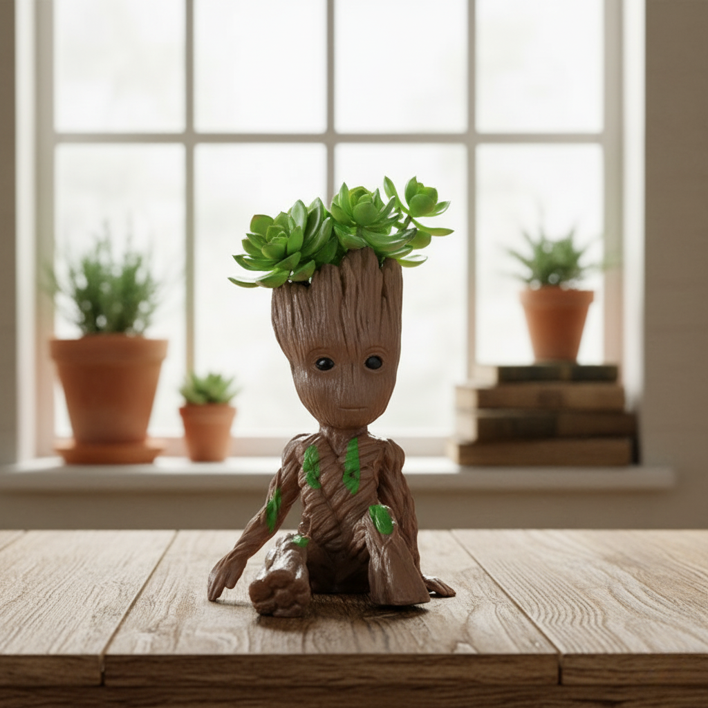 Home Decoration Crafts Miniature Model Office Desktop Display Cartoon Groot Figurines Handicrafts Decor Tree Man Ornament 5CM
